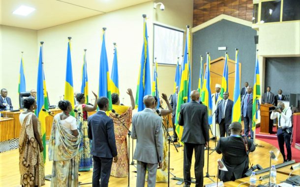 Perezida Kagame yakiriye indahiro z’abadepite bashya 80 barimo 5 bahagarariye Ishyaka PSD